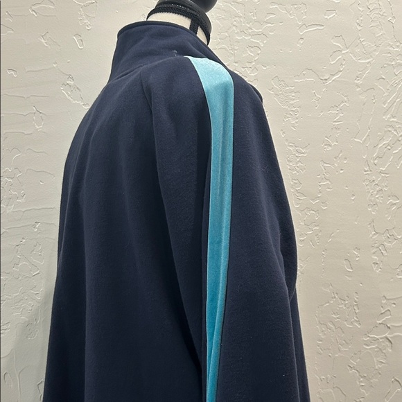 Saint John’s Bay Navy Blue Zip-Up Jacket. PT - Picture 5 of 6